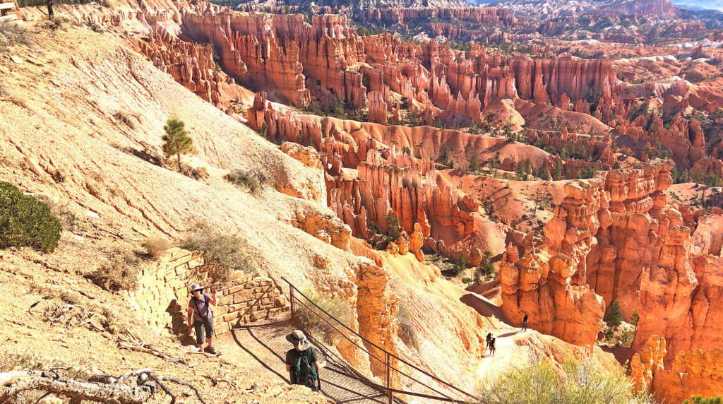 A lush green valley with a river flowing through mountainous terrain under a cloudy sky.